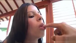 Real Pulled Teen Strips And Sucks Cock