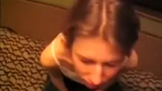 Sexy Pretty Babe Sucks Off Massive Long 10-pounder