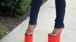 Heidicox Ebony Fetish Feet That Are 10min Dildo Footjob