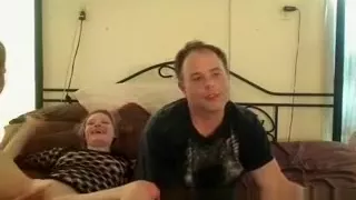 Topless Ex-girlfriend Mouth Fucking Shaft On Knees