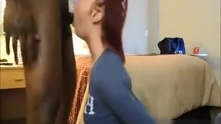 Amateur Threesome Hottie Brunette Blowjob