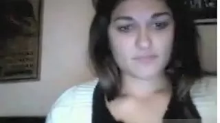 Cute Webcam Chick Gets Naked