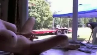 Superhorny Woman Dildoes Of Farmer In Front