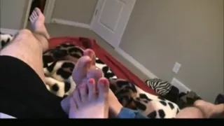 Oiled Feet Ready For His Dick