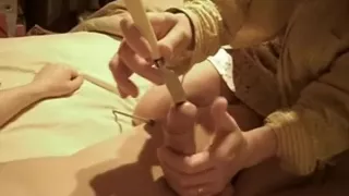 Femdom Action With A Butter Knife For Extra Spice