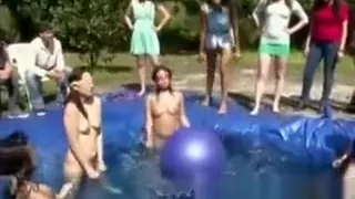 Outdoor Nude Teens Sorority Prank