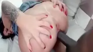 Hot Ass Lusty Milf Taking Black Giant Dick Doggy Style