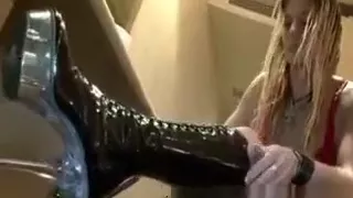 Nasty Amateur Blonde Whore Takes