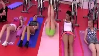 Sexy teen cfnm babes get their subject and want some action