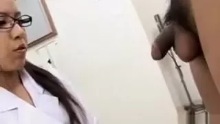Nurse Shinobu Todaka makes a hot blowjob