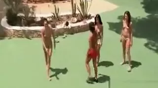 Ivana and her topless girlfriends having fun outdoor