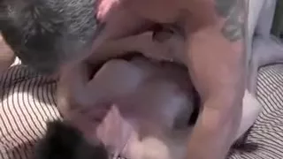 Steve cums on my breasts