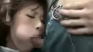 Cute Asian babe attacked on a bus ride