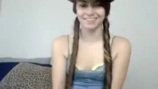 Teen brunette college amateur takes a huge dick in the ass