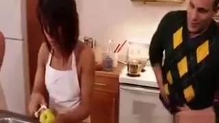 Amateur group spoiling chef