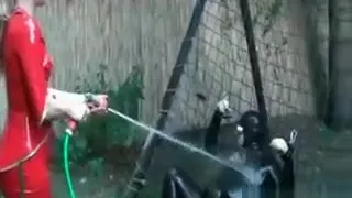 Sexy Carmen in hard-core sandm action