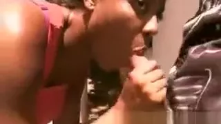 Black Busty Slut Exposed Outdoor With White Guy