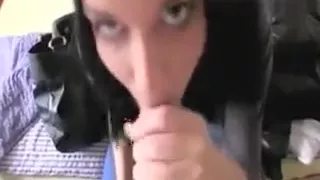 Brunette Czech slut flashes and pounded