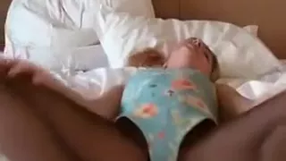 Gorgeous Sasha playing with her legs in pantyhose