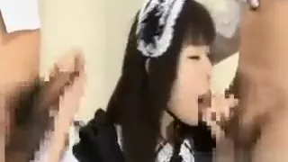 Crazy asian chick is trying out for