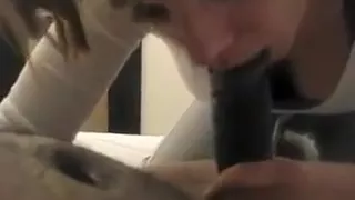 White Mother Loves His Big Black Cock
