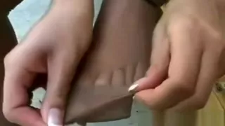 Gorgeous babe sucks a dick like a pro whilst smoking a cig