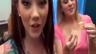 College Sex Party With Two Girls Licking Their Pussies