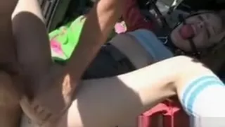 Old Master Is Taming Cute Chick