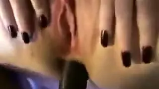 Dildo Gets Stuck In Anal