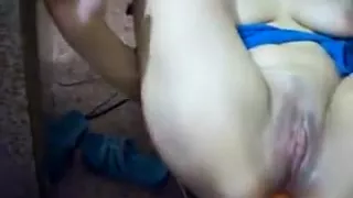 Girl Takes It Up Her Arse