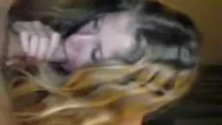 Blonde Hot Blowjob Within The Toilet