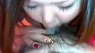 Buxom Oriental Girl Fucks Herself With Sex Toys And Blows A