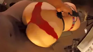 Sexy Ebony Babe Getting Facial