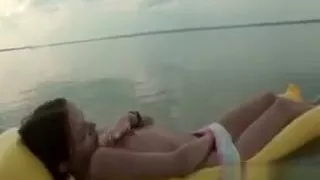 Smashing Naked Beata Using A Banana As A Dildo Outdoor