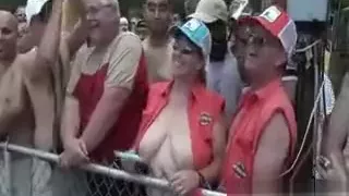 Naughty Amateur Girls Exposing Their Tits In Public