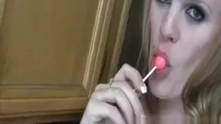 Sexy Blonde Babe Rubs Her Pussy