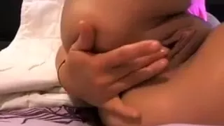 Brunette Teasing Webcam Show