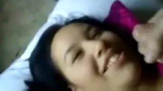 Cute teen pov blowjob and cumshot