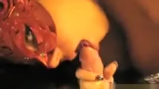 Masked Mother Gives Head Point Of View