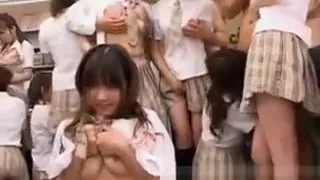 Asian beauties in school