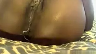 Creamy Ebony Pussy Close Up