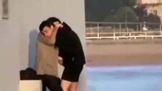 Spy camera sex on the street