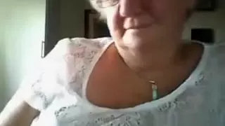 Old Woman Flashing Her Nice Breasts