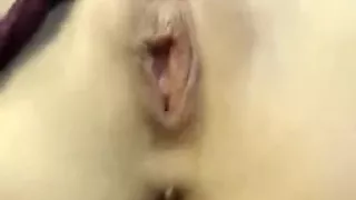 Close up pussy masturbation with a hot blond model