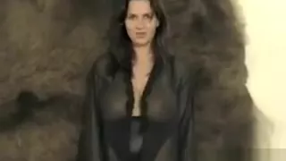 Jastin Erato in balck lingerie