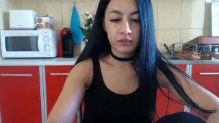 Webcam Babe Dipping Her Fingers