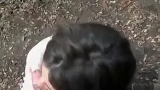 Sexy teen brunette sucking and fucking