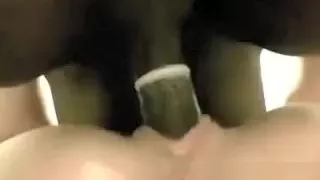 Black guy fuck MILF and teen girl in home made video