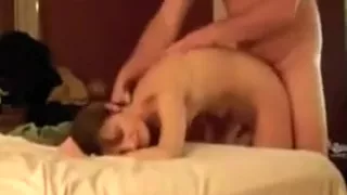 Slutty wife has her lover hammering her fiery anal hole fro