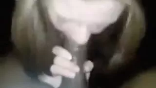 Spouse in Extramarital Affair Sucking Black Cock